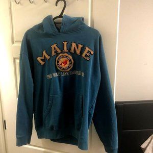 Vintage Maine hoodie. Size large